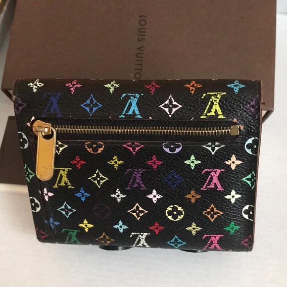 Louis Vuitton Eugene Black Multicolore wallet - Picture 4 of 12